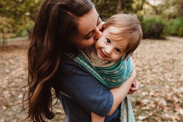 photo de famille en extérieur